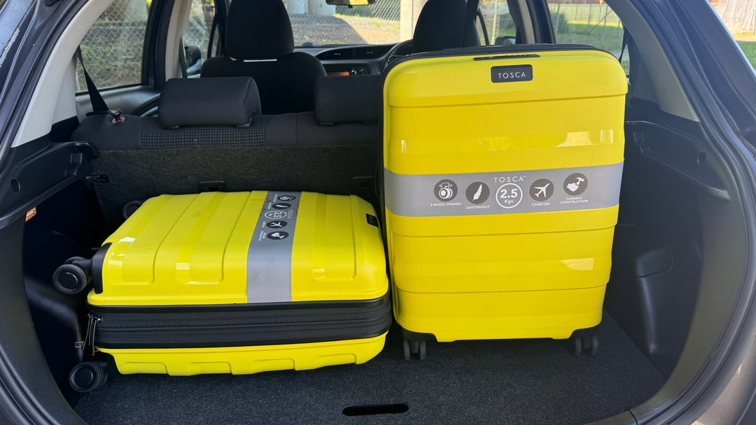 2019 Toyota Yaris Ascent, Automatic, 47694 km, Boot Inside View with Luggage