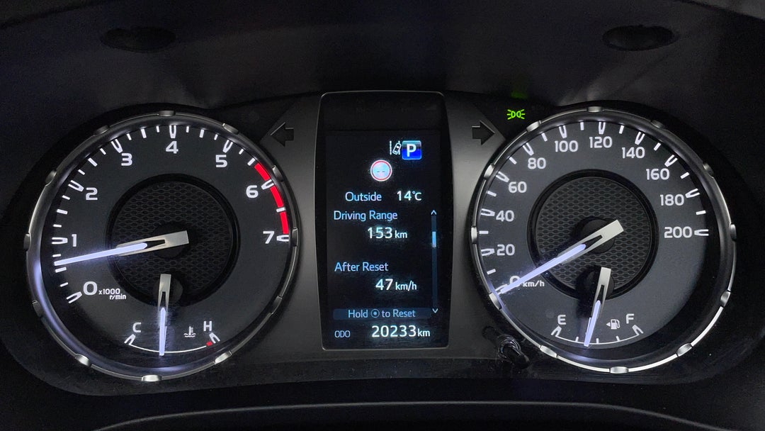 2021 Toyota Hilux Workmate (4x2), Automatic, 20233 km, Odometer View