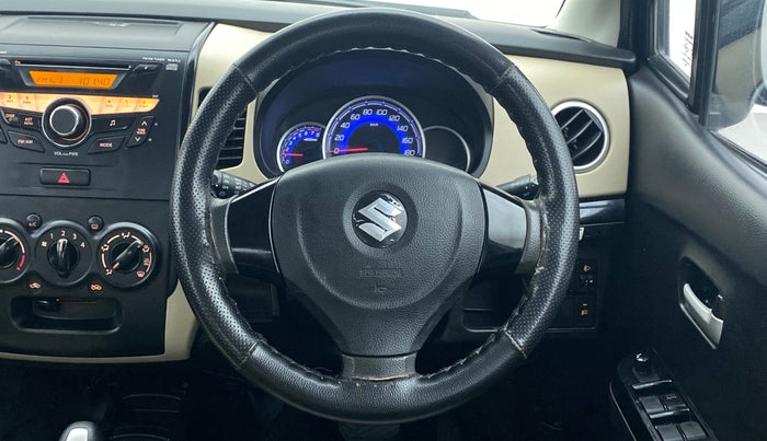 2017 Maruti Wagon R 1.0 VXI + (O) AMT, Petrol, Automatic, 34,058 km, Steering Wheel Close Up