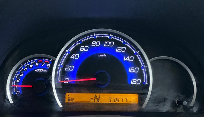 2017 Maruti Wagon R 1.0 VXI + (O) AMT, Petrol, Automatic, 34,058 km, Odometer Image
