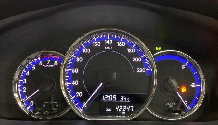 2020 Toyota YARIS J MT, Petrol, Manual, 42,247 km, Odometer Image