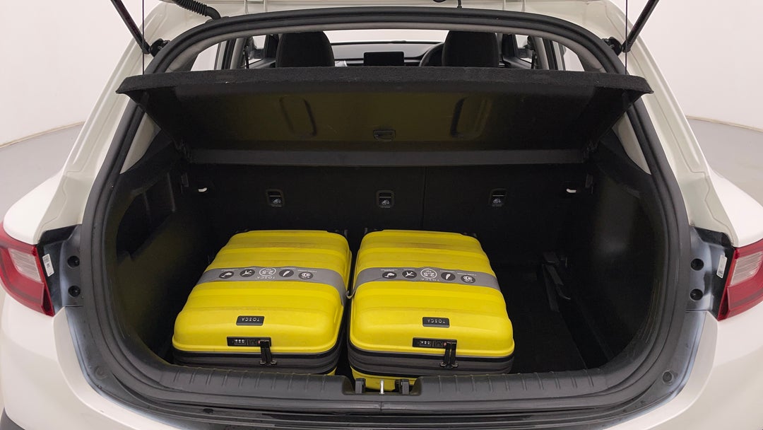 Boot Inside View with Luggage