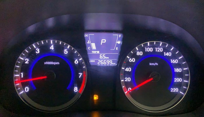 2016 Hyundai Verna 1.6 VTVT SX AT, Petrol, Automatic, 26,786 km, Odometer Image