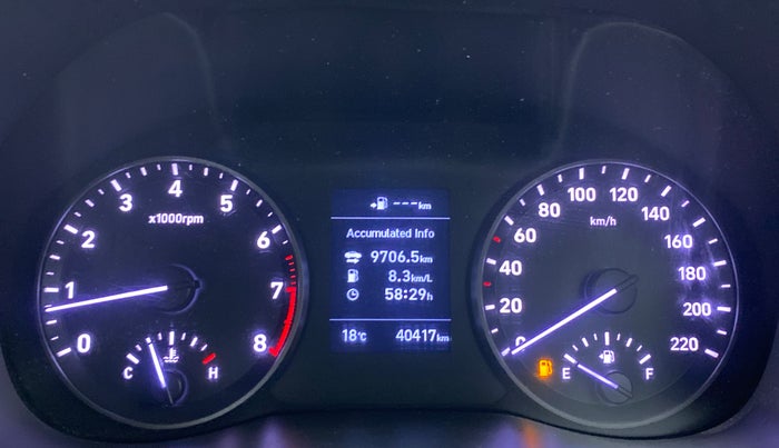 2018 Hyundai Verna 1.6 SX VTVT (O), Petrol, Manual, 40,468 km, Odometer Image