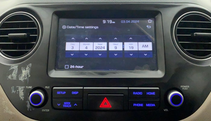 2018 Hyundai Grand i10 SPORTZ (O) AT 1.2 KAPPA VTVT, Petrol, Automatic, 65,001 km, Infotainment System