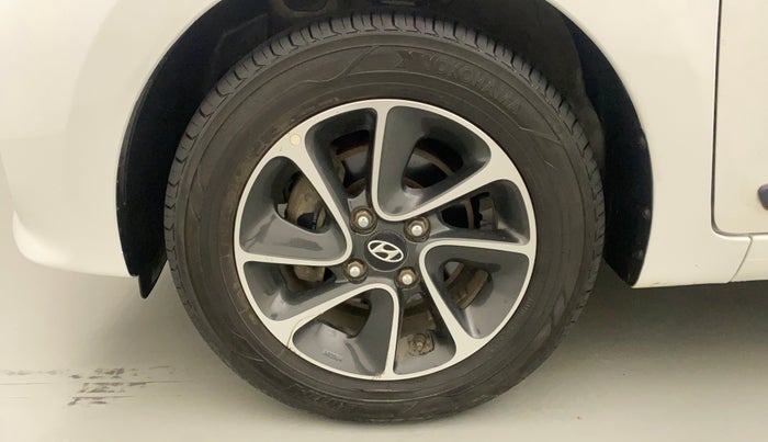 2018 Hyundai Grand i10 SPORTZ (O) AT 1.2 KAPPA VTVT, Petrol, Automatic, 65,001 km, Left Front Wheel