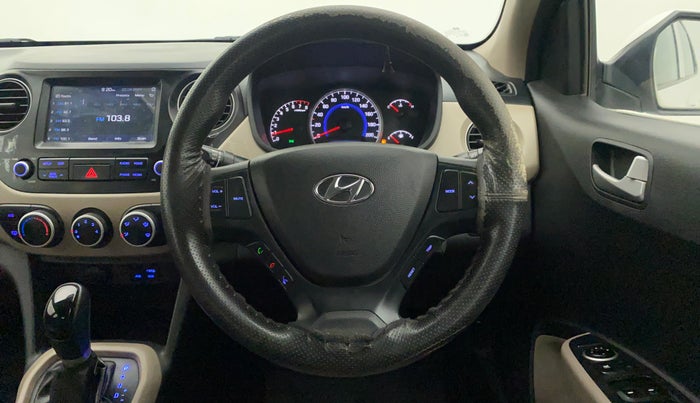 2018 Hyundai Grand i10 SPORTZ (O) AT 1.2 KAPPA VTVT, Petrol, Automatic, 65,001 km, Steering Wheel Close Up
