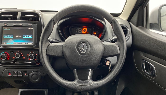 2019 Renault Kwid 1.0 RXT Opt, Petrol, Manual, 19,318 km, Steering Wheel Close Up