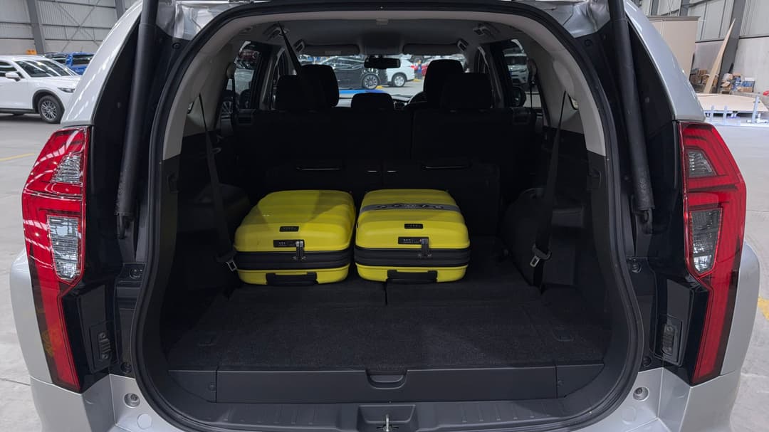 2023 Mitsubishi Pajero Sport Gls (4WD) 7 Seat, Automatic, 53998 km, Boot Inside View with Luggage