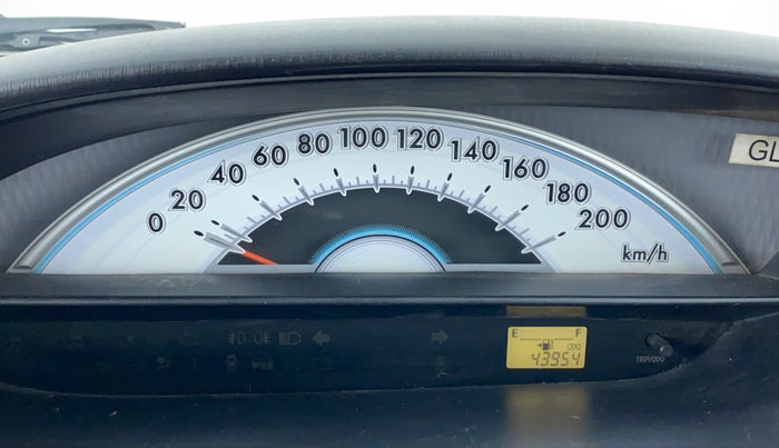 2012 Toyota Etios Liva G, Petrol, Manual, 44,198 km, Odometer Image