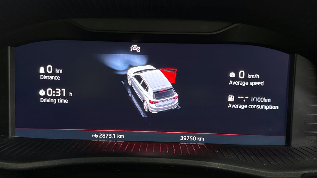 2022 SKODA Fabia 110tsi Monte Carlo Edition 150, Automatic, 39750 km, Odometer View