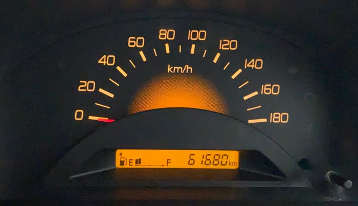 2013 Maruti Wagon R 1.0 LXI, Petrol, Manual, 61,951 km, Odometer Image