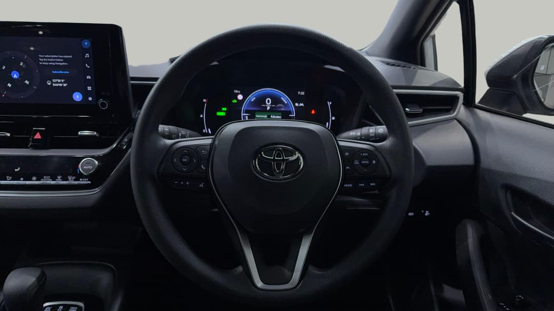 2025 Toyota Corolla Ascent Sport Hybrid, Automatic, 10522 km, Steering Wheel Close-up