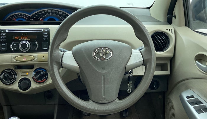 2015 Toyota Etios VD 1.4, Diesel, Manual, 65,122 km, Steering Wheel Close Up