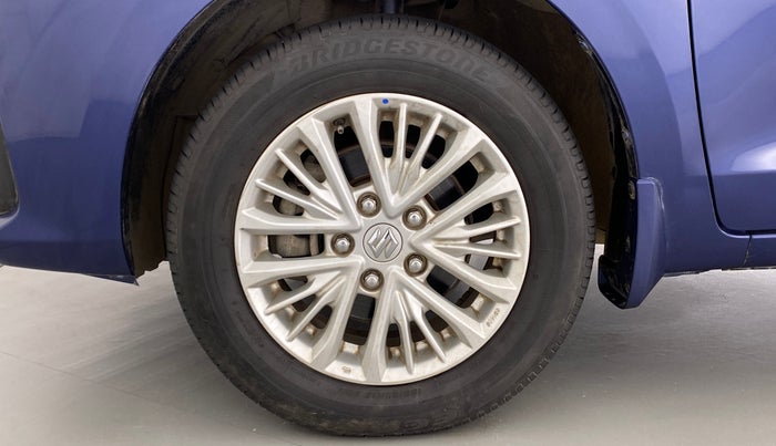 2018 Maruti Ertiga ZXI Plus SHVS, Petrol, Manual, 72,520 km, Left Front Wheel