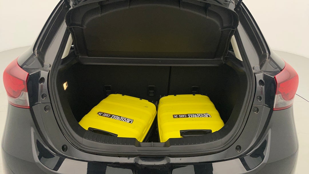 Boot Inside View with Luggage