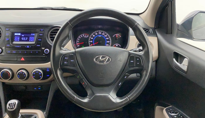 2016 Hyundai Grand i10 ASTA (O) 1.2 KAPPA VTVT, Petrol, Manual, 30,277 km, Steering Wheel Close Up