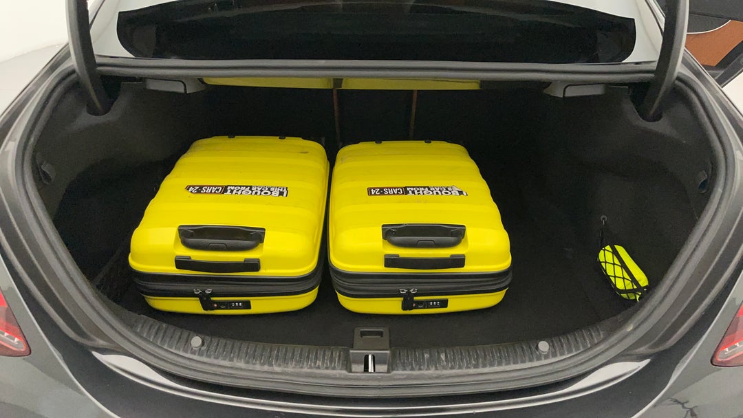 Boot Inside View with Luggage