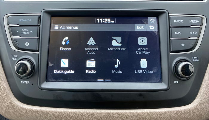 2019 Hyundai Elite i20 ASTA 1.2 (O), Petrol, Manual, 12,605 km, Touchscreen Infotainment System