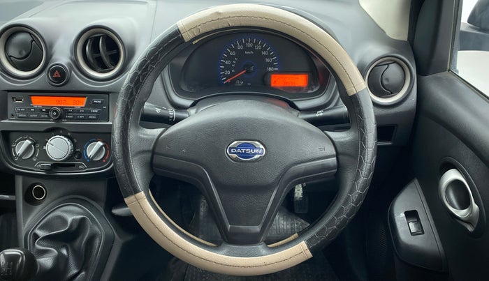 2018 Datsun Go Plus T, Petrol, Manual, 38,655 km, Steering Wheel Close Up