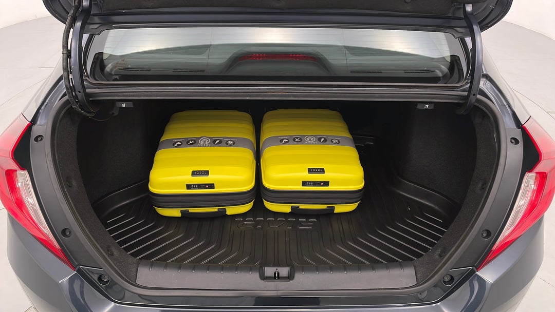 Boot Inside View with Luggage