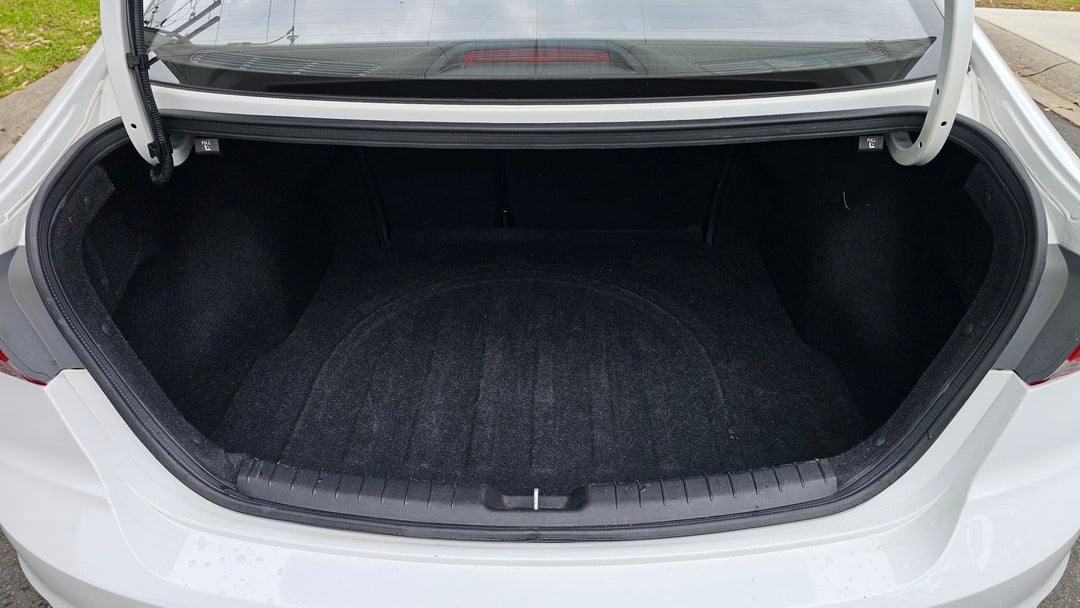 Boot Inside View with Luggage