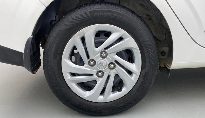 2021 Hyundai AURA S 1.2 CNG, CNG, Manual, 23,375 km, Right Rear Wheel