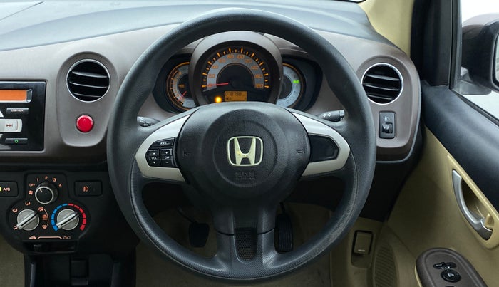 2012 Honda Brio 1.2 V MT I VTEC, Petrol, Manual, 78,928 km, Steering Wheel Close Up