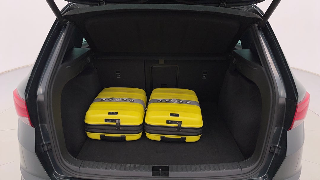 Boot Inside View with Luggage