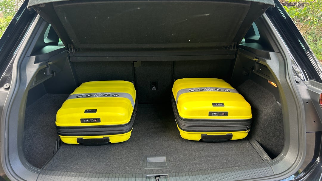 Boot Inside View with Luggage