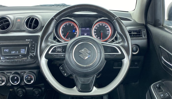2018 Maruti Swift ZXI AMT, Petrol, Automatic, 37,338 km, Steering Wheel Close Up