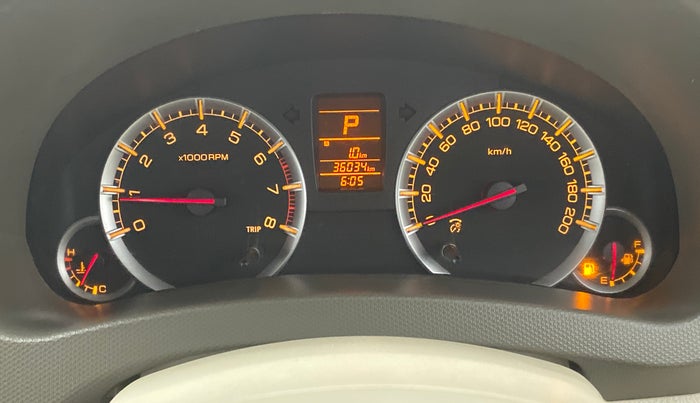 2016 Maruti Ertiga VXI AT, Petrol, Automatic, 36,033 km, Odometer Image