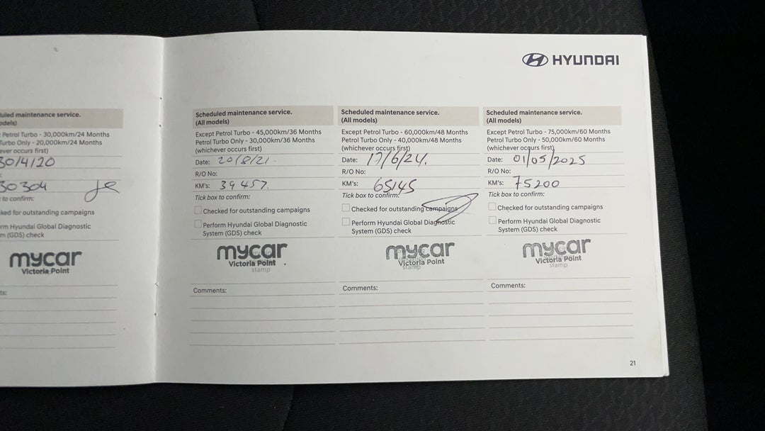 2017 Hyundai i30 Active, Automatic, 80032 km, Service History