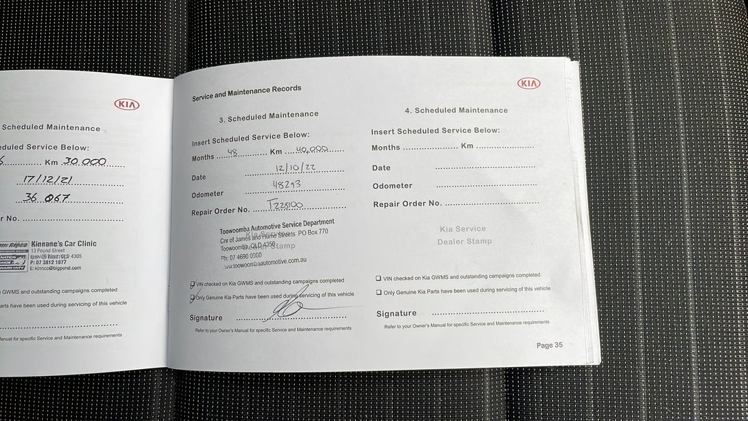 2019 Kia Rio Gt-line, Automatic, 48429 km, Service History