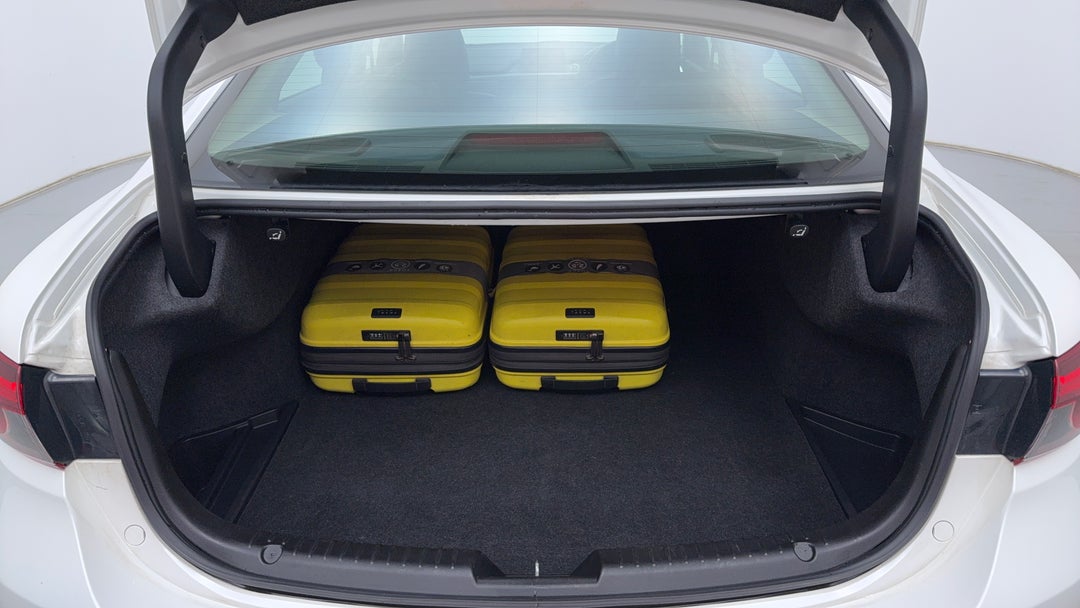 Boot Inside View with Luggage