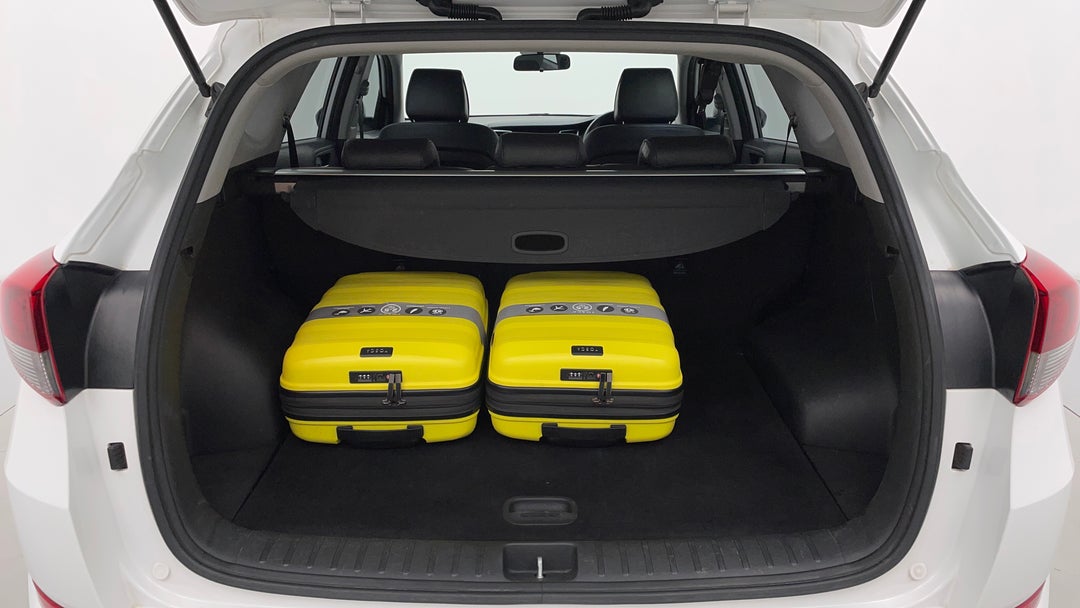 Boot Inside View with Luggage