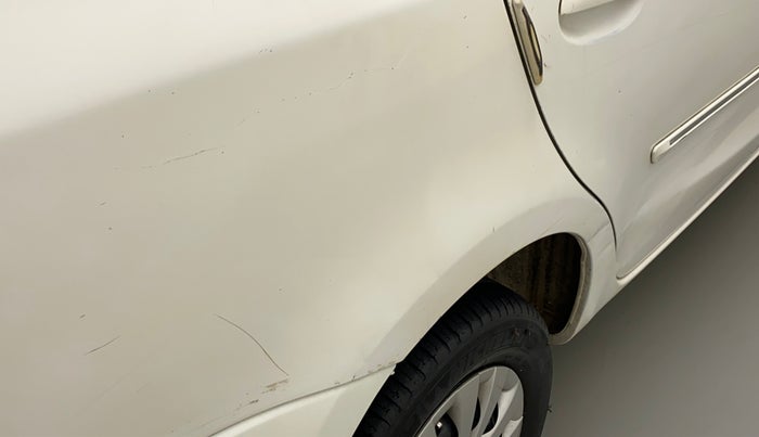 2011 Toyota Etios G, Petrol, Manual, 88,478 km, Right quarter panel - Minor scratches