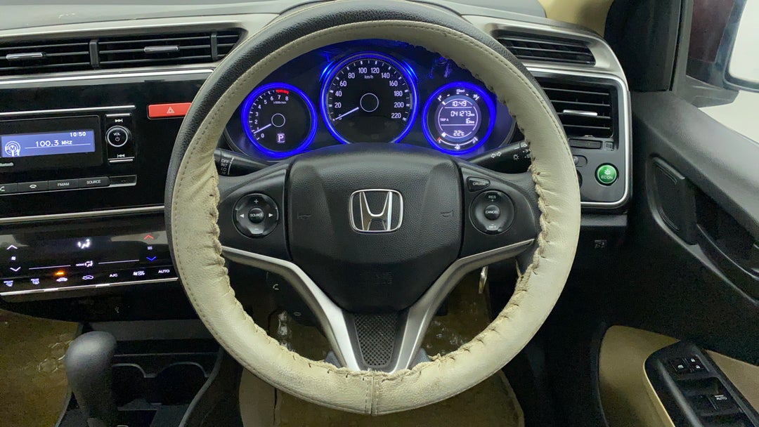 Steering Wheel Close Up