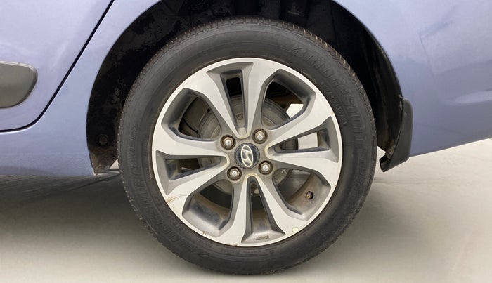 2015 Hyundai Xcent SX AT 1.2 OPT, Petrol, Automatic, 58,467 km, Left Rear Wheel