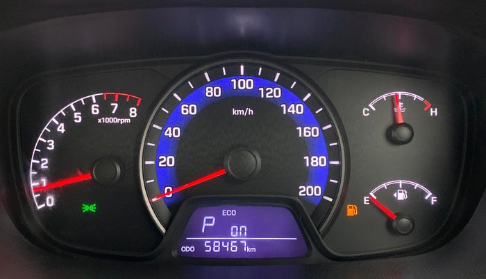2015 Hyundai Xcent SX AT 1.2 OPT, Petrol, Automatic, 58,467 km, Odometer Image
