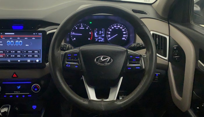 2018 Hyundai Creta SX AT 1.6 DIESEL, Diesel, Automatic, 1,07,583 km, Steering Wheel Close Up