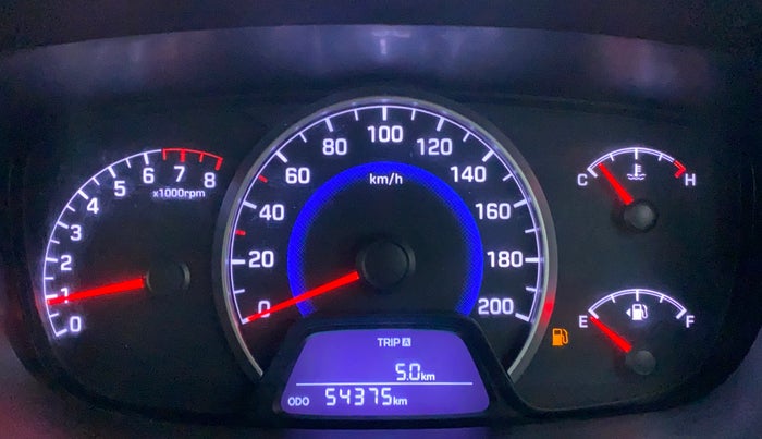 2015 Hyundai Grand i10 SPORTZ 1.2 KAPPA VTVT, Petrol, Manual, 54,746 km, Odometer Image