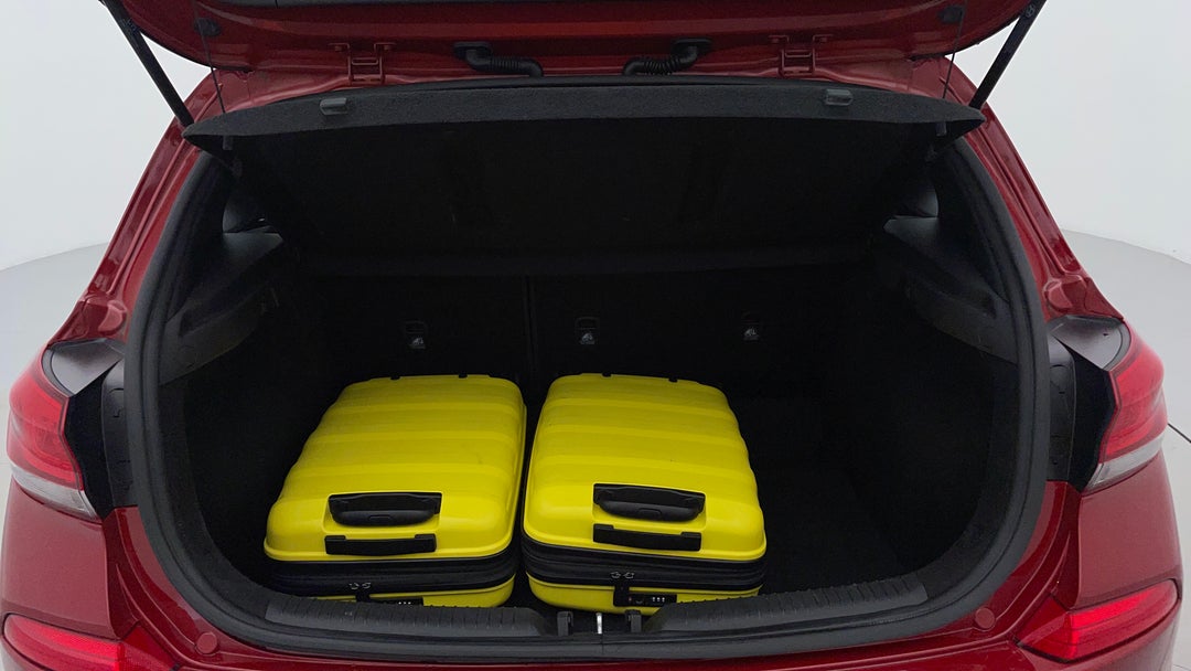 Boot Inside View with Luggage