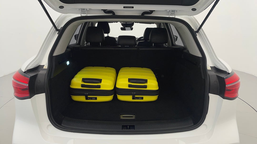 Boot Inside View with Luggage
