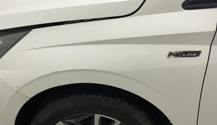 2022 Hyundai NEW I20 N LINE N6 1.0 TURBO GDI IMT, Petrol, Manual, 10,616 km, Left fender - Minor scratches