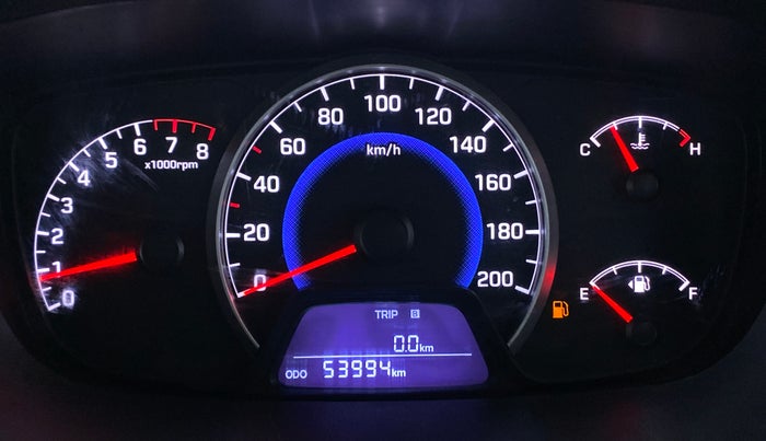 2016 Hyundai Grand i10 SPORTZ 1.2 KAPPA VTVT, Petrol, Manual, 54,043 km, Odometer Image