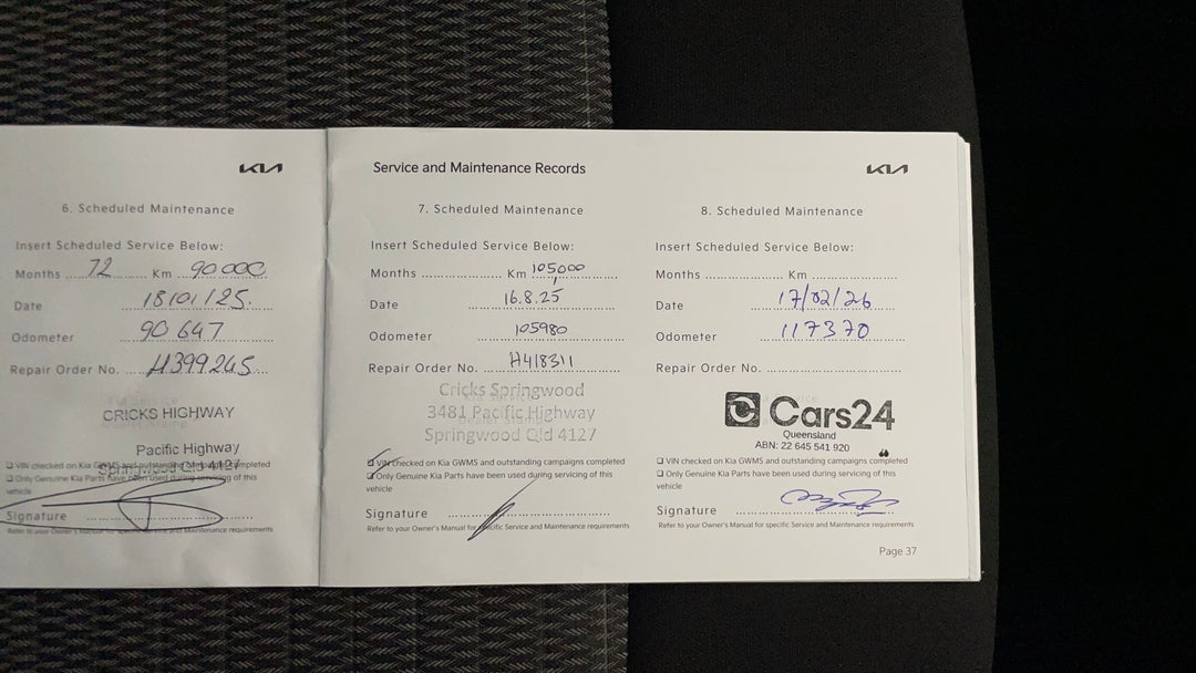 2022 Kia Sorento Sport 7 Seat, Automatic, 117371 km, Service History