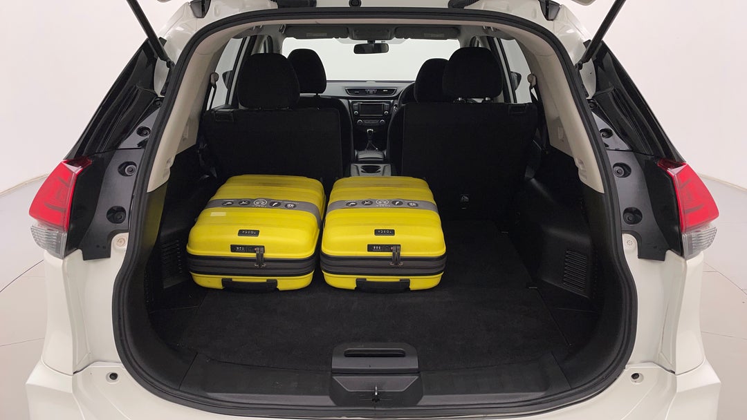 Boot Inside View with Luggage