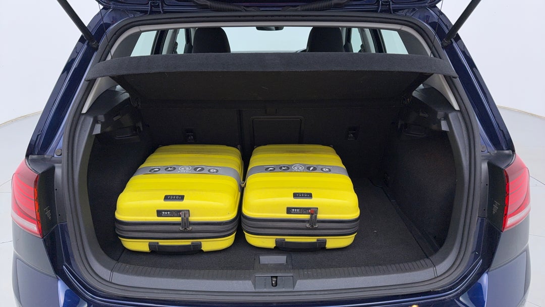 Boot Inside View with Luggage