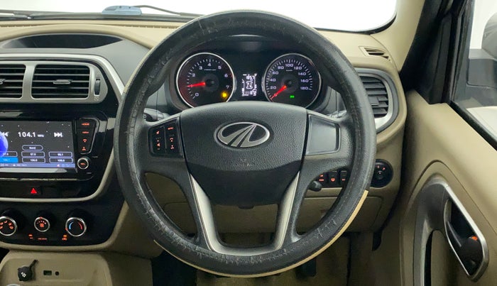 2019 Mahindra TUV300 T10, Diesel, Manual, 1,11,372 km, Steering Wheel Close Up